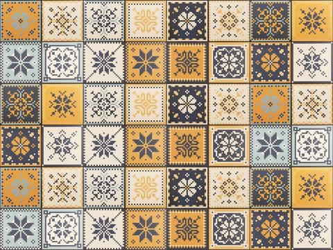 Nianga vintage color tiles