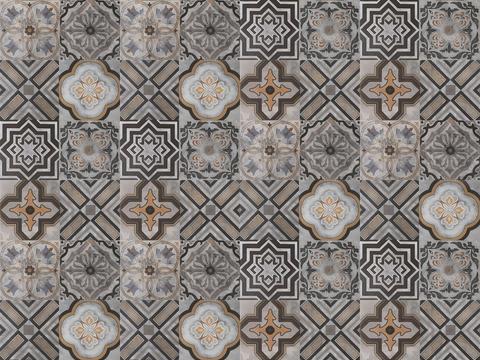 Nianga vintage color tiles