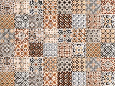 Nianga vintage color tiles