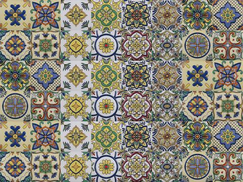 Nianga vintage color tiles