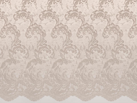 Beige printed wallpaper