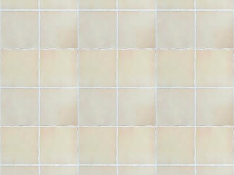 Vintage light yellow Plaid Tile