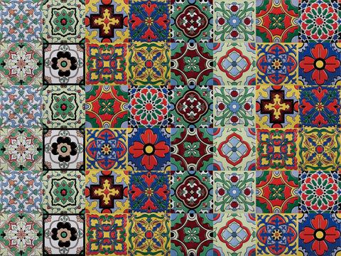 Nianga vintage color tiles