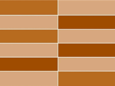 Twelve-grid gradient caramel