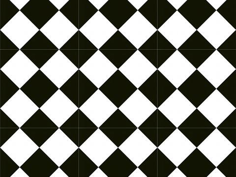 Nordic Simple Black and White Geometric Tiles