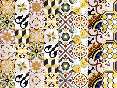 Nianga vintage color tiles