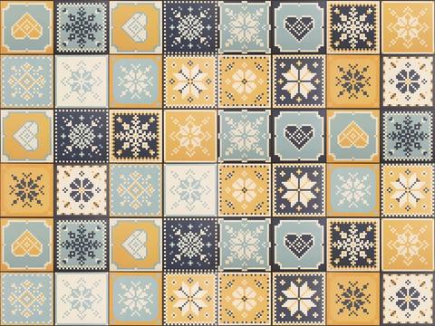 Nianga vintage color tiles