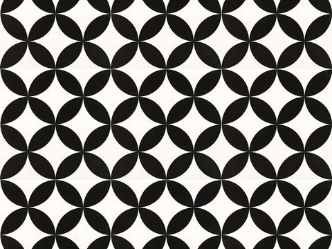 Nordic Simple Black and White Geometric Tiles