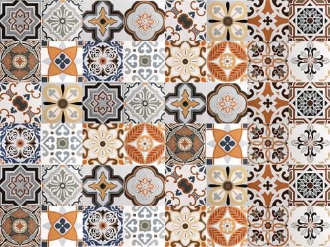 Nianga vintage color tiles