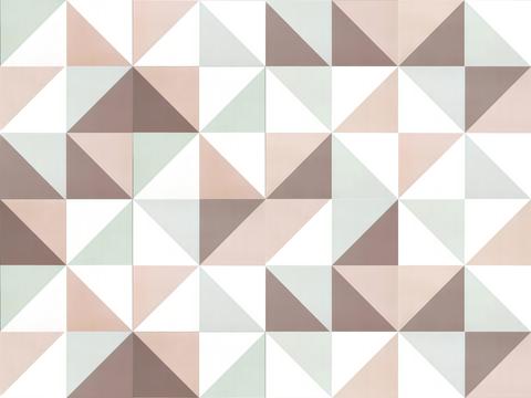 Nordic Modern Colored Geometric Tiles