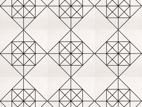 Nordic Simple Black and White Geometric Tiles