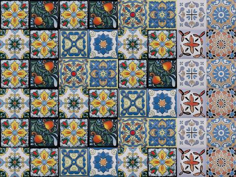 Nianga vintage color tiles