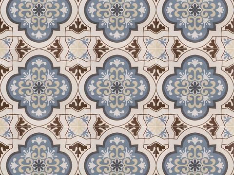 Moroccan vintage color tiles