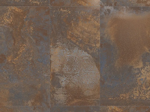 Seamless rust iron sheet metal gilt plate