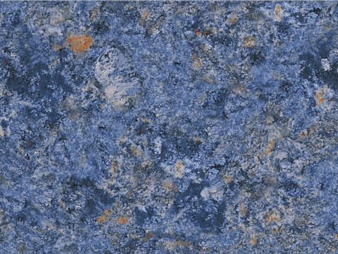 starry blue marble rock slab