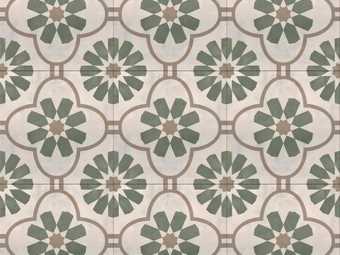 French retro tiles