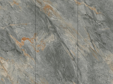 Van Gogh Grey Marble Rock Slab