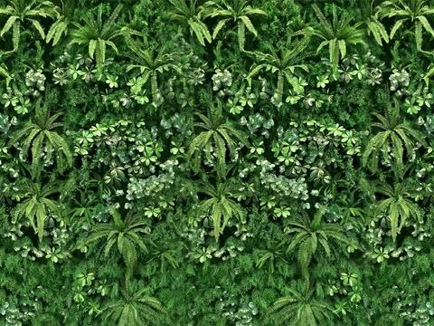 Seamless Green Wall 25