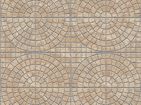 Seamless goose soft stone patchwork floor tile sidewalk road ground square paving