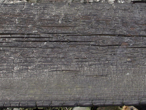 Timber-Burned wooden beams 10 sheets