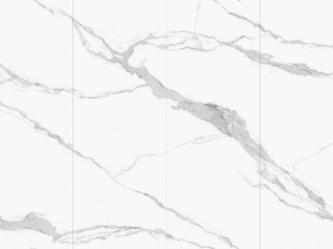 Silk White Marble Rock Slab