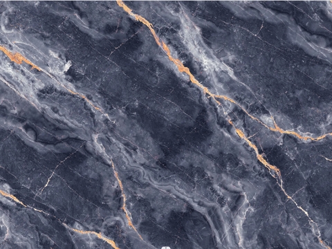 ink-colored glaze marble rock slab