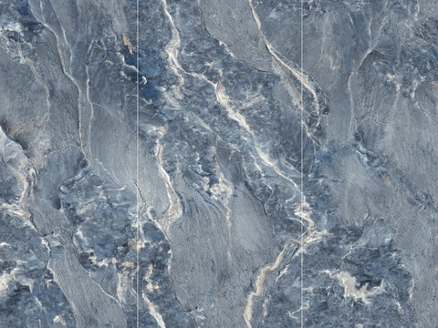 Lewis Sapphire Marble Rock Slab