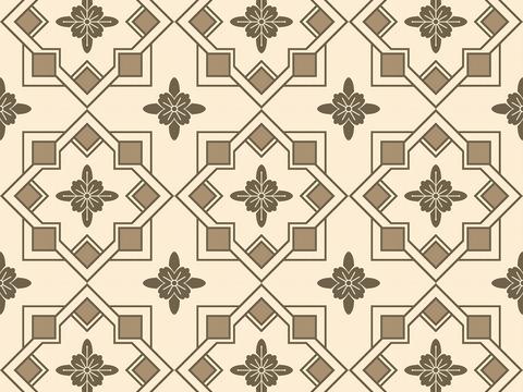 French retro tiles