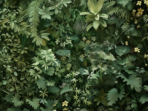 Greenery Landscape Wall 9