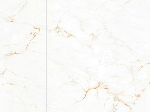 Italian Golden Flower White Marble Rock Slab