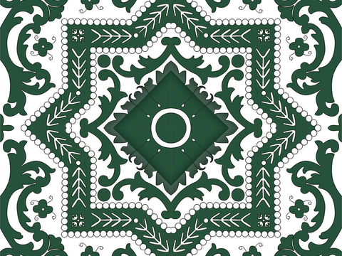 Moroccan vintage ethnic style color mosaic tiles