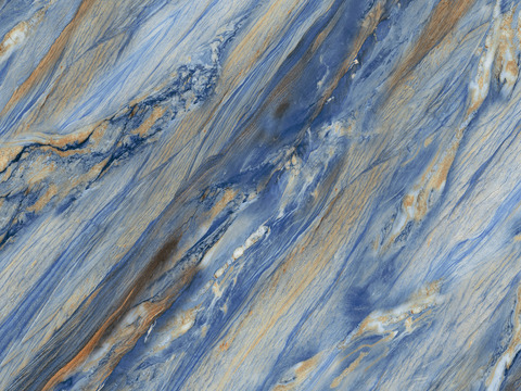 Blue even grain marble rock slab rock slab