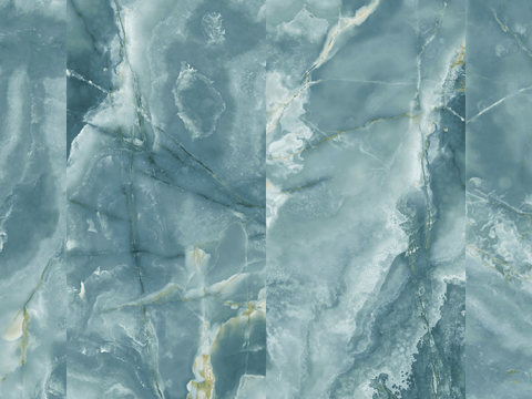 Green pine jade sapphire marble rock slab