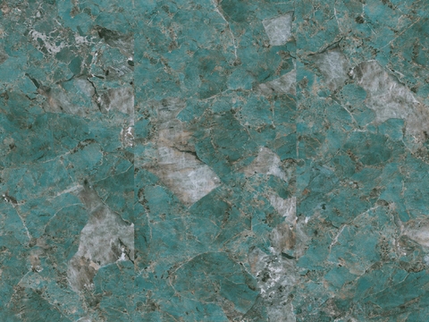 Emerald marble rock slab