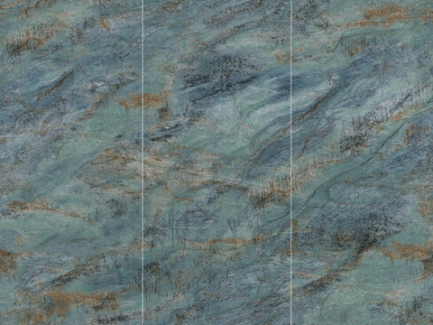 Alpine blue marble rock slab