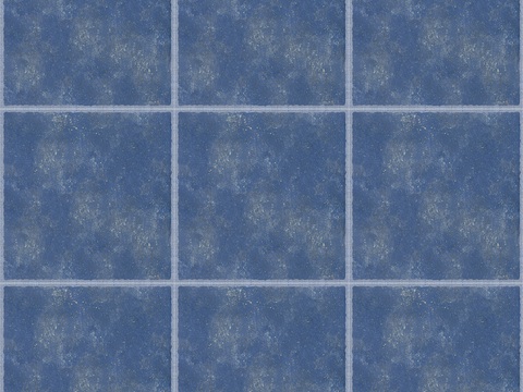 Vintage blue plaid tiles