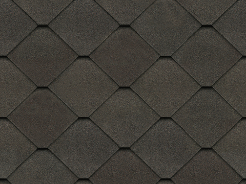 Seamless villa building roof asphalt tiles