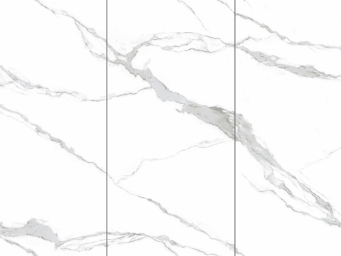 Silk White Marble Rock Slab