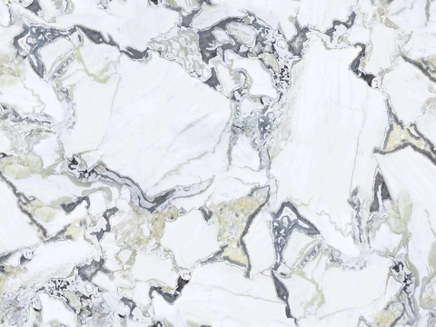 Princess Fendi White Marble Rock Slab