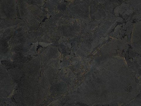 Star Black Marble Rock Slab