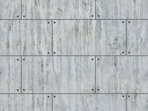 Seamless old concrete cement building exterior wall