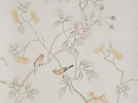 Wallpaper mural fabric pattern