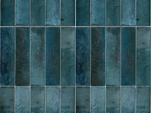 Blue Retro Tile