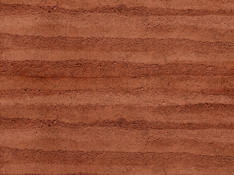 Kodami flexible brick red Maasai rammed earth wall panel