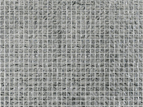 Silver gray mirror texture mosaic