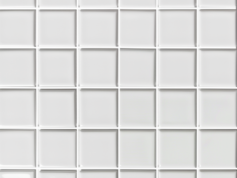 white mosaic