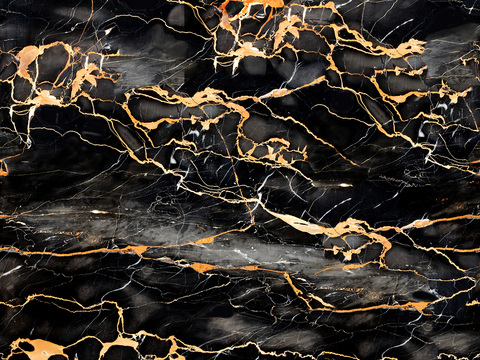 seamless black gold marble rock slab tile