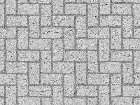 Seamless Herringbone Pattern Spliced Cement Floor Tile Sidewalk Road Ground Square Paving