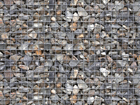 Common gabion retaining wall