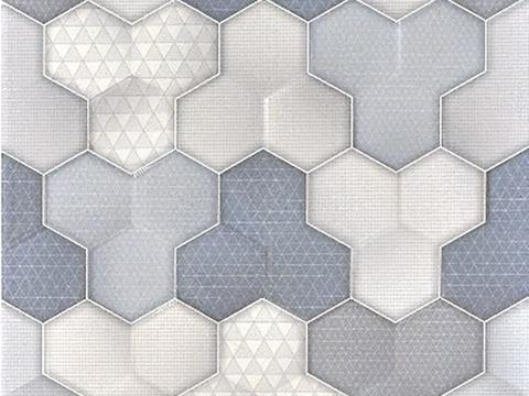 Blue Hexagon Mosaic